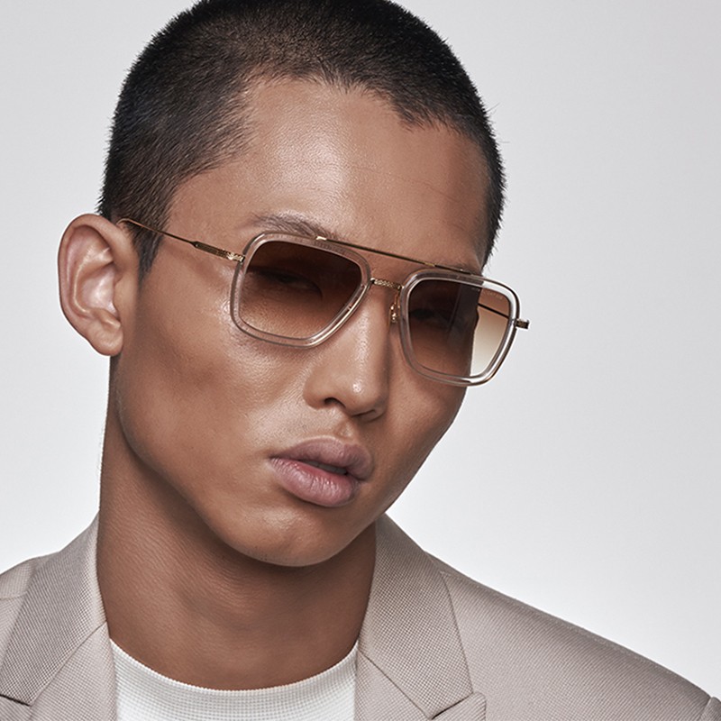 Dita Flight 006 Clear Crystal Yellow Gold · EYE GALLERY PARIS