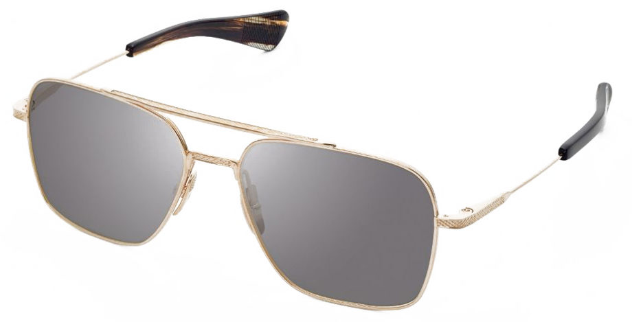 Sunglasses Dita FLIGHT-SEVEN – White Gold – Grey side