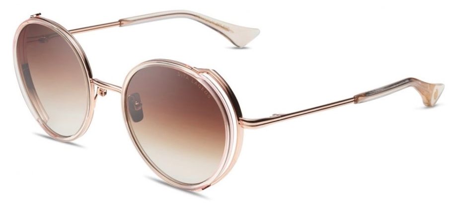 dita lageos white rose crystal 3:4 side sunglasses