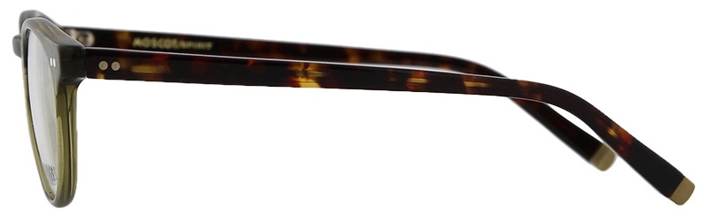 lunettes-de-vue-moscot- frankie olive tortoise side side
