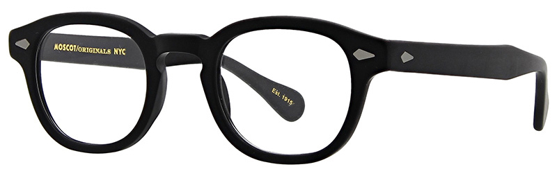 lunettes-de-vue-moscot-lemtosh matte black 3_4 side
