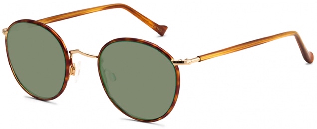 moscot zev sun blonde gold side